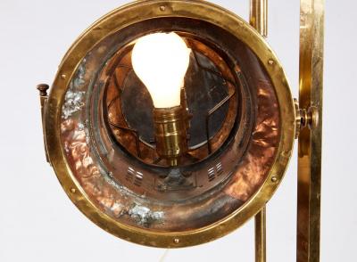 Brass Ships Light as Table Lamp