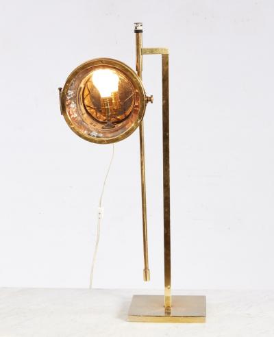 Brass Ships Light as Table Lamp