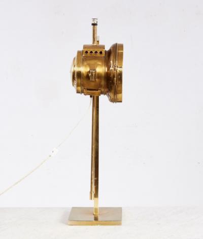 Brass Ships Light as Table Lamp