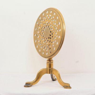 Brass Stand Side Table