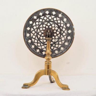 Brass Stand Side Table