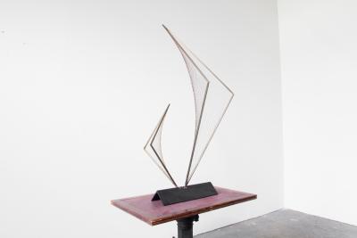 Brass String Optical Sculpture