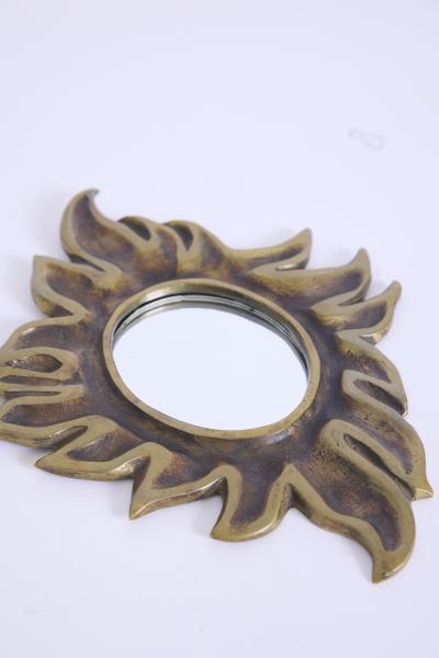 Brass Sunburst Mirror