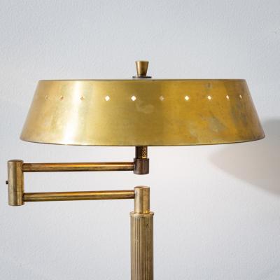 Brass Table Lamp Italian Manufacture 1950s