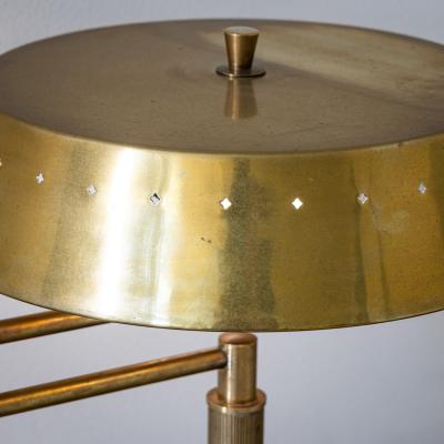 Brass Table Lamp Italian Manufacture 1950s