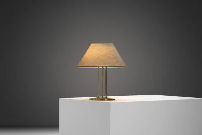Brass Table Lamp by Eino Schroderus Finland First half of the 20th Century
