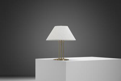Brass Table Lamp by Eino Schroderus Finland First half of the 20th Century