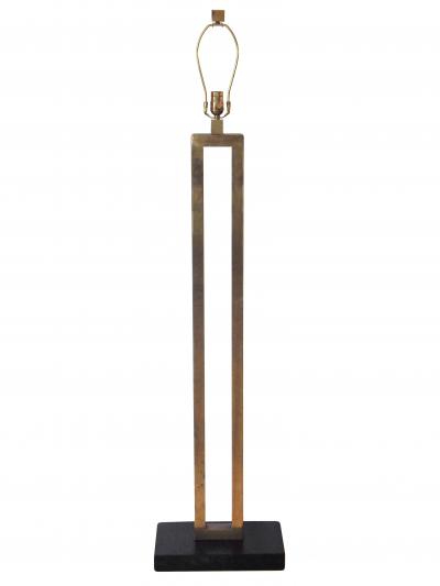 Brass Tone Modern Floor Lamp