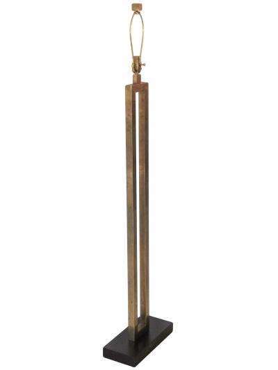 Brass Tone Modern Floor Lamp
