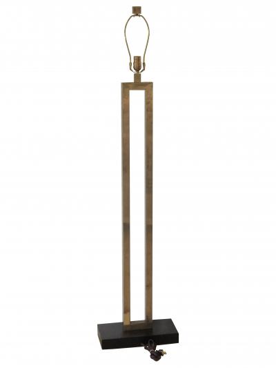 Brass Tone Modern Floor Lamp