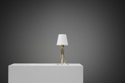 Brass Tripod Table Lamp Europe Mid 20th Century