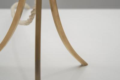 Brass Tripod Table Lamp Europe Mid 20th Century