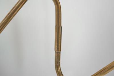 Brass Wall Lamp with Swivel Arm Denmark ca 1940s