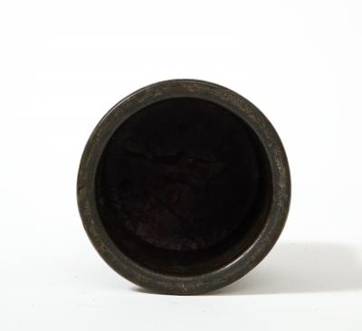 Brass and Bronze Ink Mixing Vessel