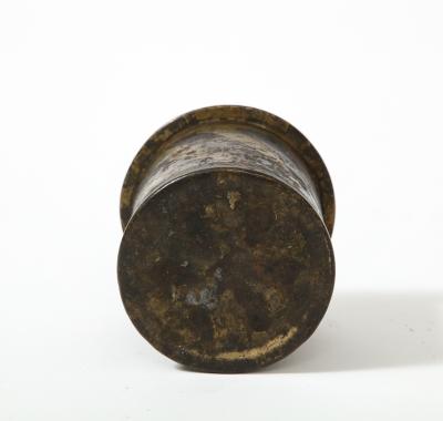 Brass and Bronze Ink Mixing Vessel
