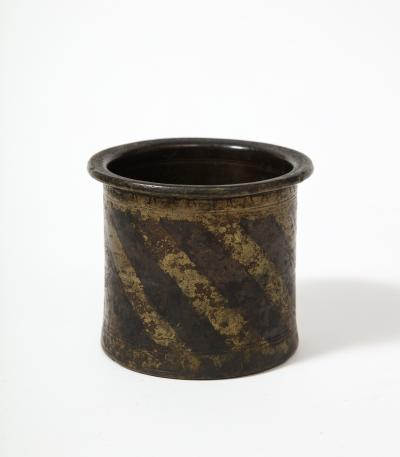 Brass and Bronze Ink Mixing Vessel
