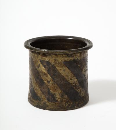 Brass and Bronze Ink Mixing Vessel