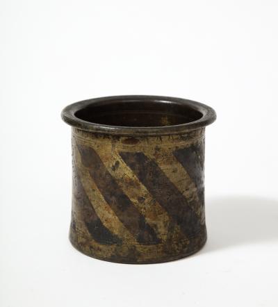Brass and Bronze Ink Mixing Vessel