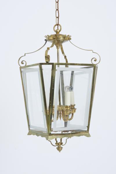 Brass and Glass Lantern