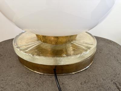 Brass and Murano Glass Lamp Italy 1990s