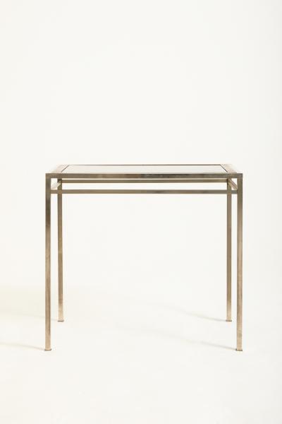 Brass and Nickel Side Table