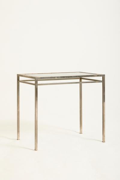 Brass and Nickel Side Table