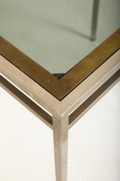 Brass and Nickel Side Table