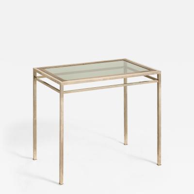Brass and Nickel Side Table