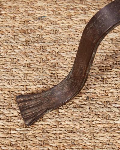 Brass and Wrought Iron Floor Lamp