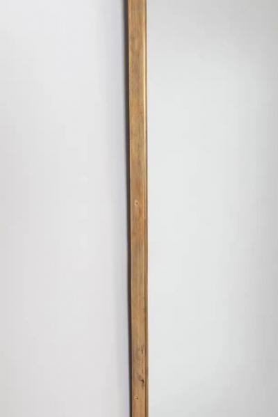 Brass frame mirror Italy c1950