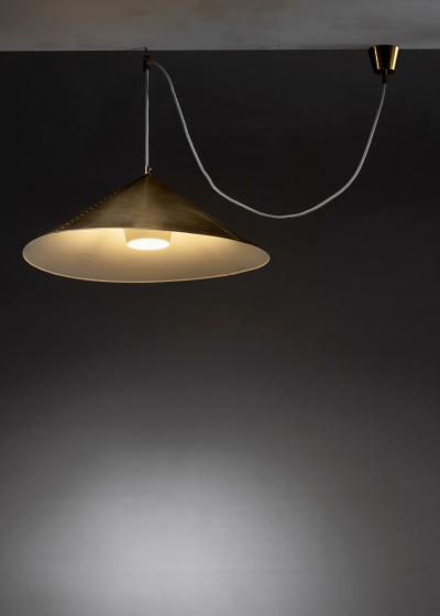 Brass pendant lamp