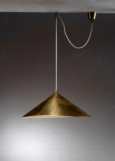 Brass pendant lamp