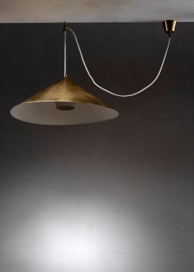 Brass pendant lamp