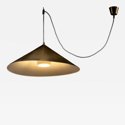 Brass pendant lamp