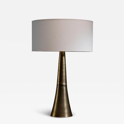 Brass table lamp