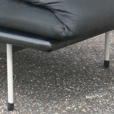 Brayton International Vintage Brayton International Black Leather Bench