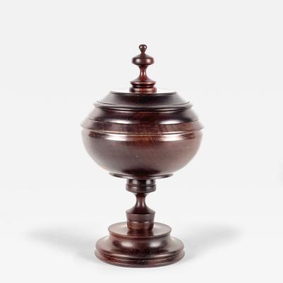 Brazilian Jacaranda Potiche with Lid 2