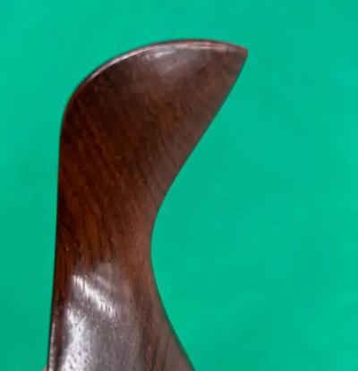 Brazilian Mid Century Modern Decorative Bowl in Hardwood by Tropic Art