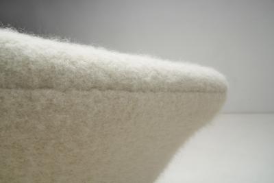 Brazilian Mid Century Modern Lounge Chair with Metal Legs Brazil 1960s