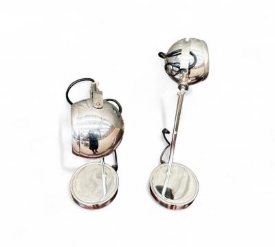 Brazilian Mid Century Modern Table Lamps Plated in Chrome Unknown 1960s