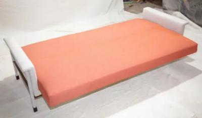 Brazilian Mid Century Pink Sofa Bed by Catalina S A c 1960s
