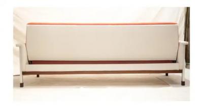 Brazilian Mid Century Pink Sofa Bed by Catalina S A c 1960s