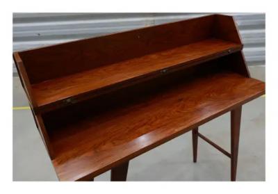 Brazilian Mid Century Sideboard in Hardwood with Front Opening Unknown 1960s