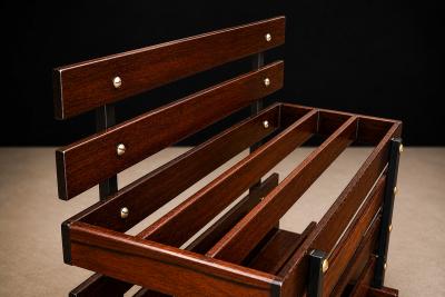 Brazilian Modern Magazine Rack in Rosewood Unknown 1960 s