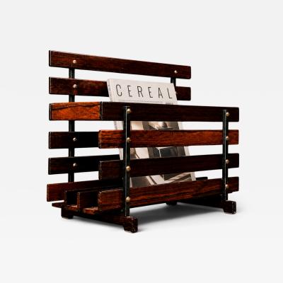 Brazilian Modern Magazine Rack in Rosewood Unknown 1960 s