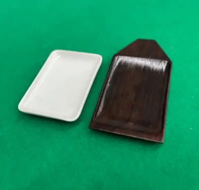 Brazilian Modern Miniature Serving Platter in Hardwood Ceramic by Casa Finland