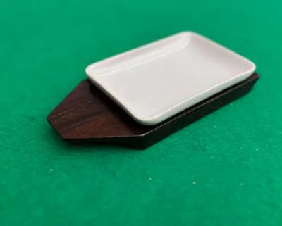 Brazilian Modern Miniature Serving Platter in Hardwood Ceramic by Casa Finland