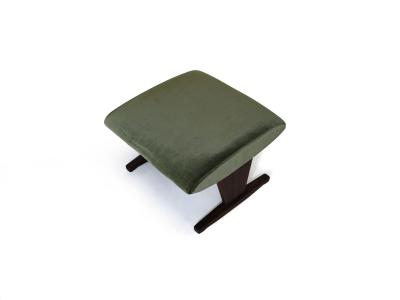Brazilian Rosewood Ottoman or Stool