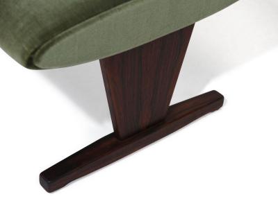 Brazilian Rosewood Ottoman or Stool