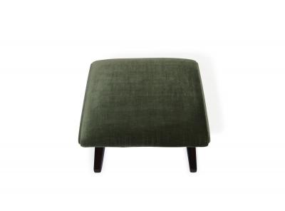 Brazilian Rosewood Ottoman or Stool